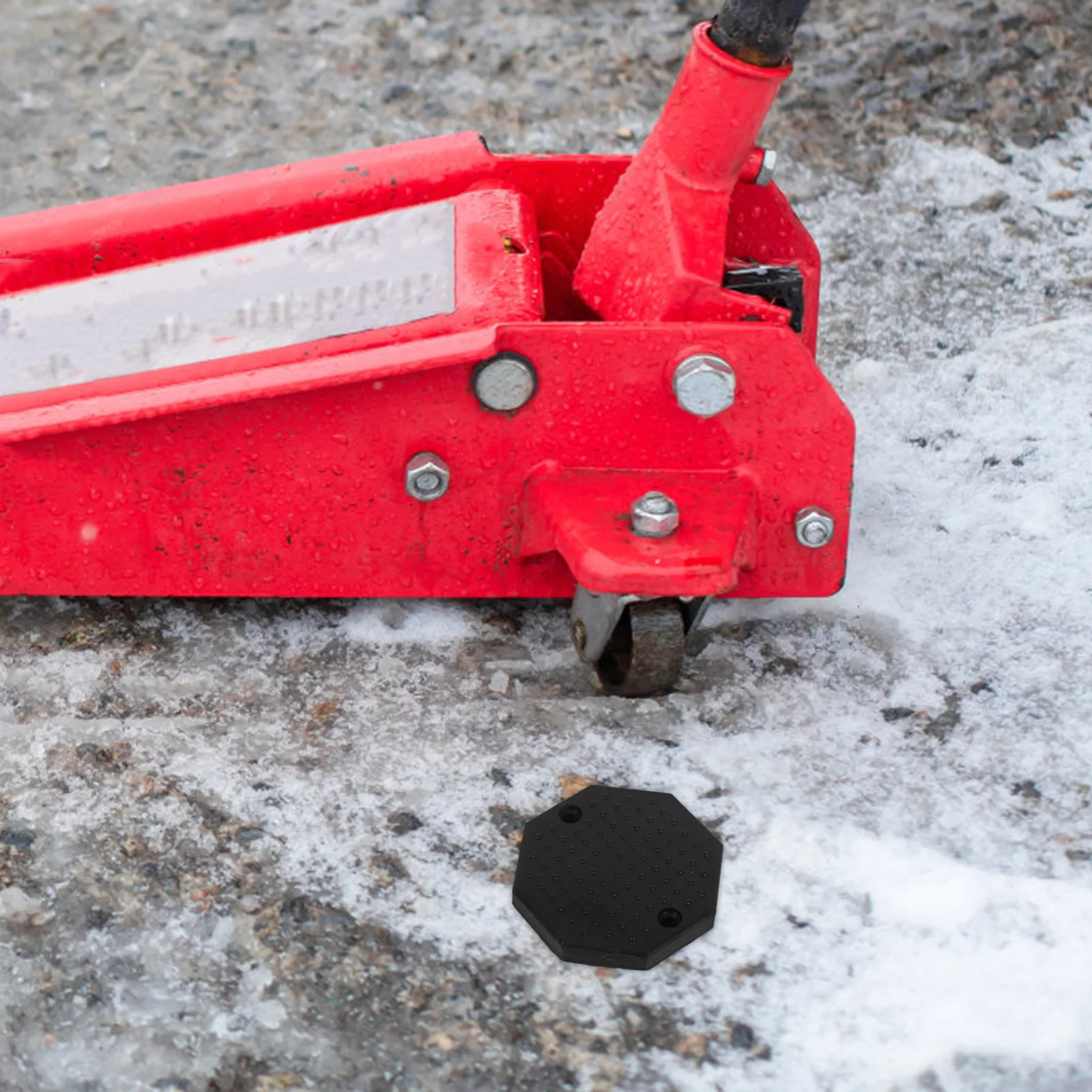 منصات رفع مطاطية مثمنة لرافعة شاحنة السيارة الثقيلة رفع دعم المضادة للانزلاق الطابق جاك اكسسوارات أدوات إصلاح #2