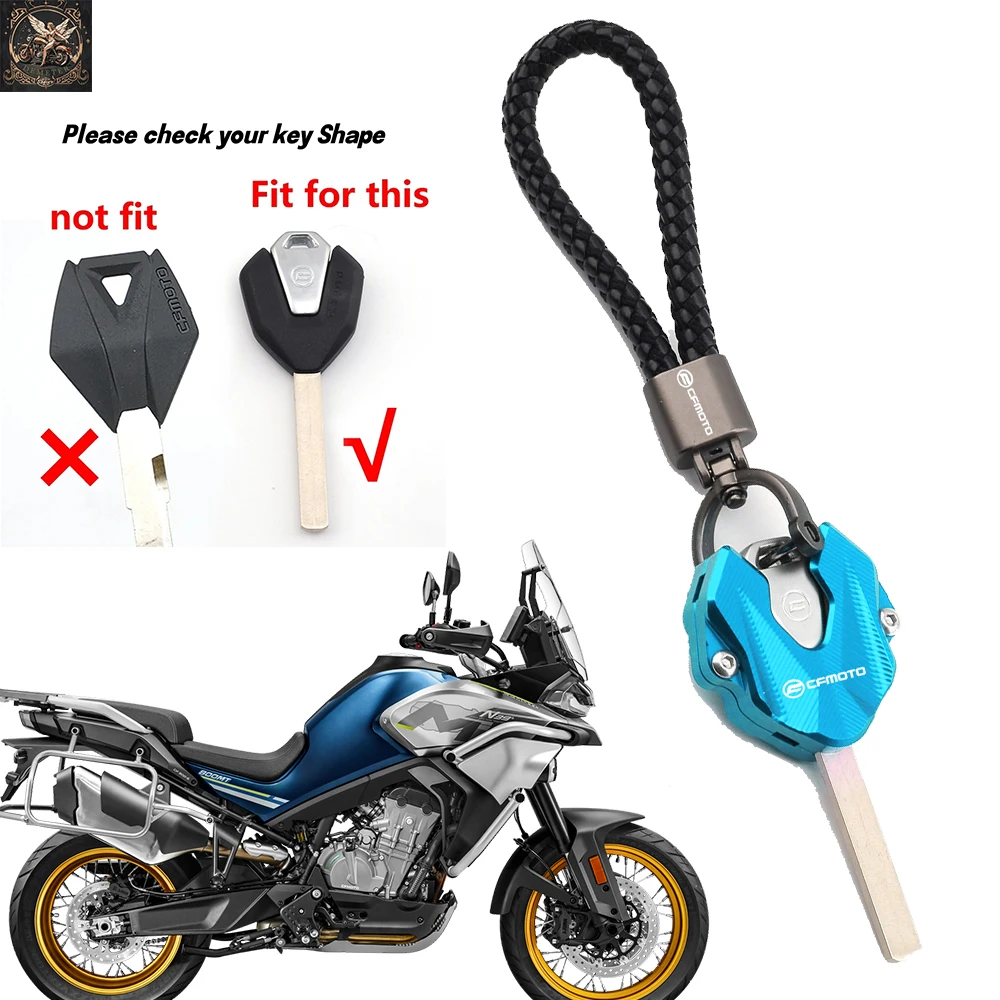 For CFMOTO CF NK 250 650NK 400NK 300NK 400GT 650MT MT800 250sr ​CLX700 450S Motorcycle Accessories Key Case Cover Shell Keychain