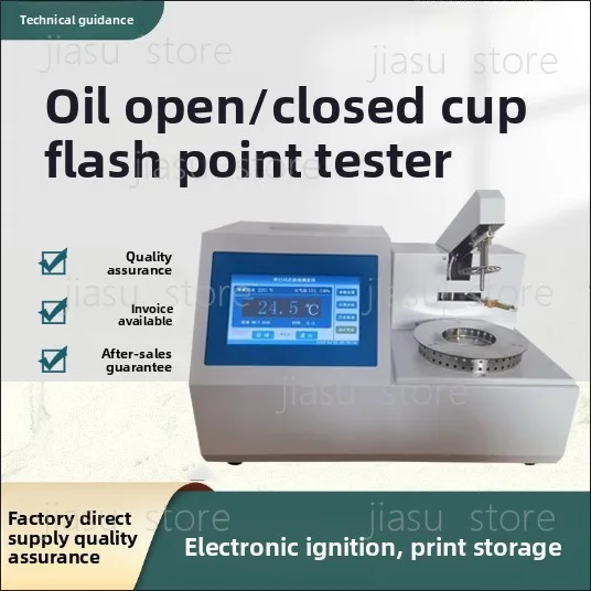 Fully Automatic Flash Point Tester, Open Closed Cup for Diesel Oil Lube, Petroleum Product Flash Detection Device