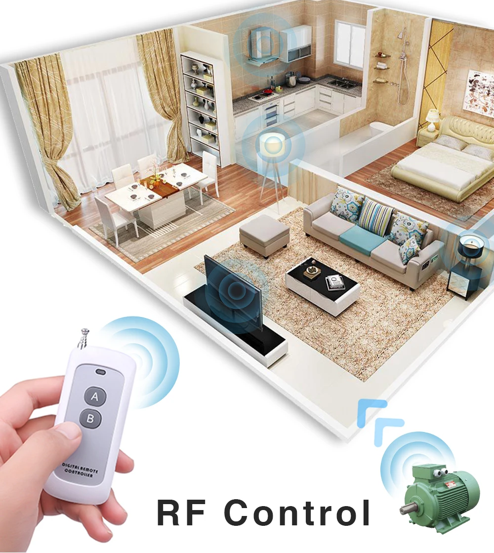 Ewelink DIY Smart Motor With Remote Control Switch WIFI DC 12V 24V Garage Door Timer Voice Control Work With Alexa Google Home