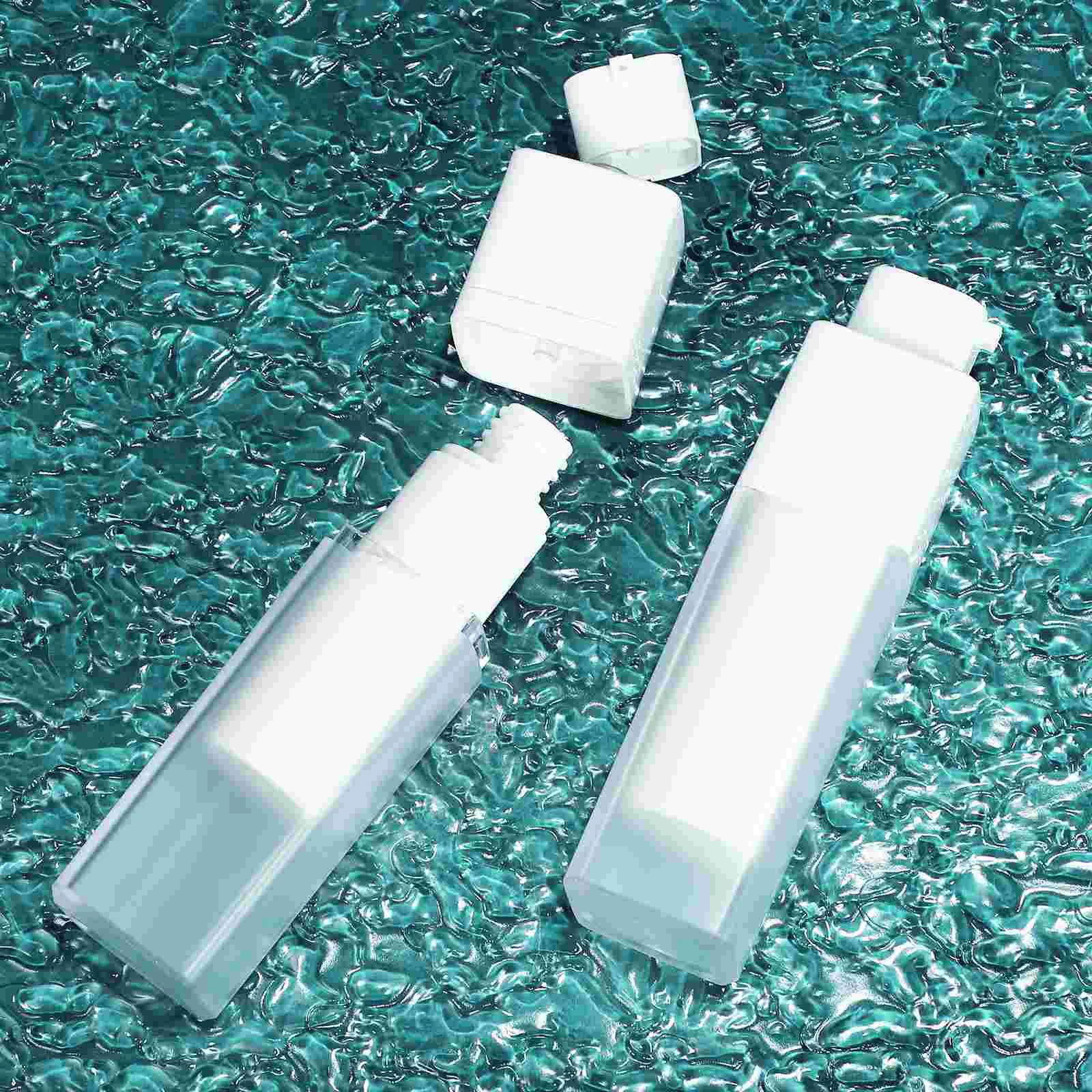 2 Pcs Portable Vacuum Water Emulsion Essence Empty Bottle 3ml Travel Toiletries Bottles As Containers for Size