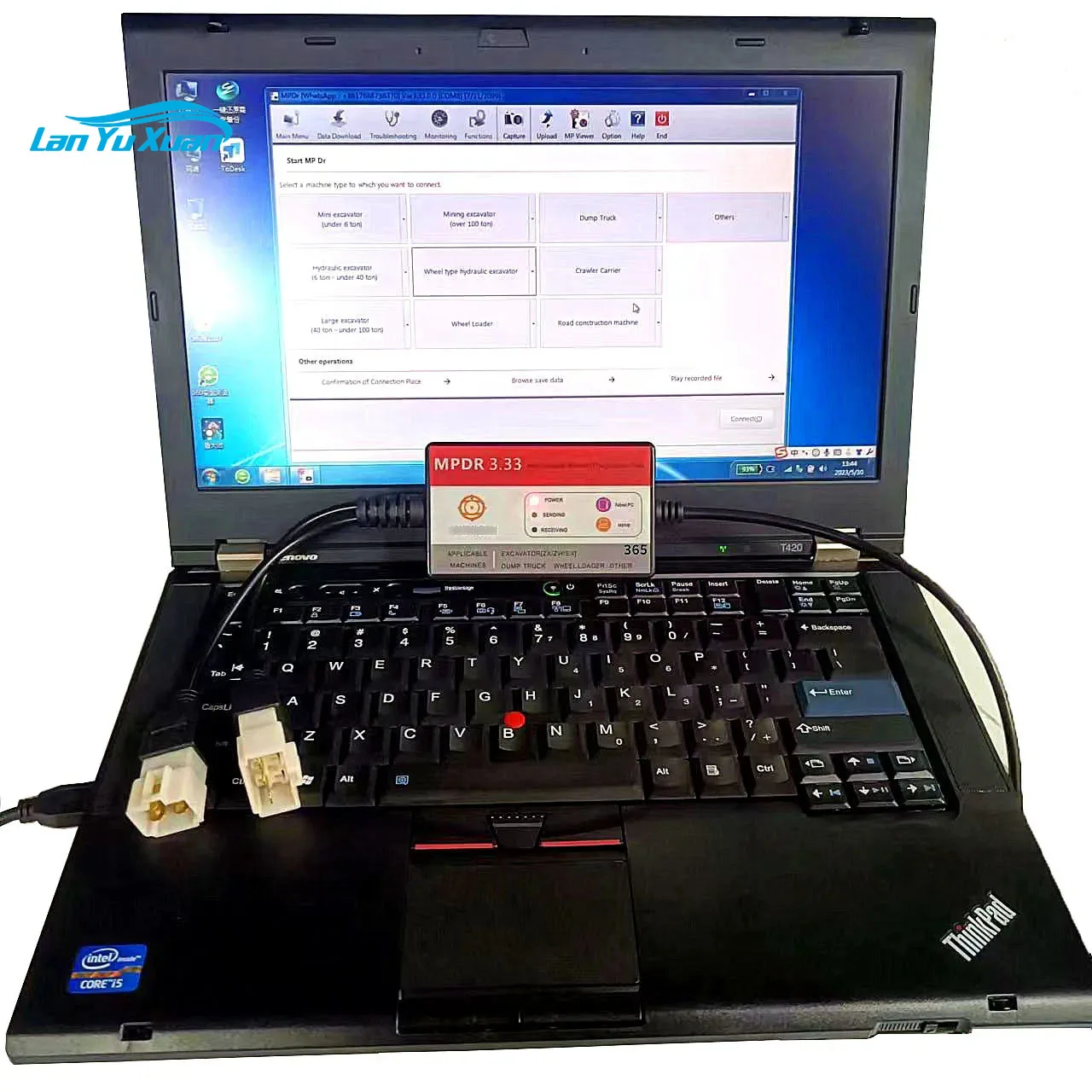 for MPDR software 3.33  diagnostic communication adapter toolkit Hitachi Excavator ZX-1 ZX-3 ZX-3G of ZX 1 ZX 3 ZX 3G