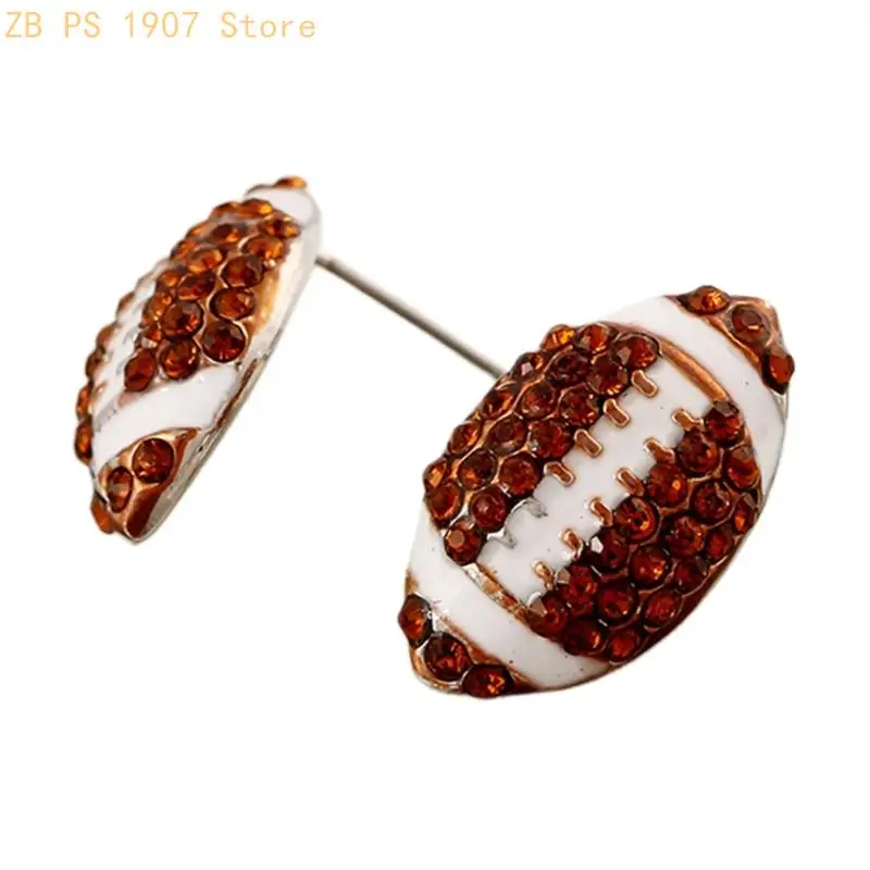 Sports Theme Earring Pair for Watch Parties and Casual Gift Looks 55KA