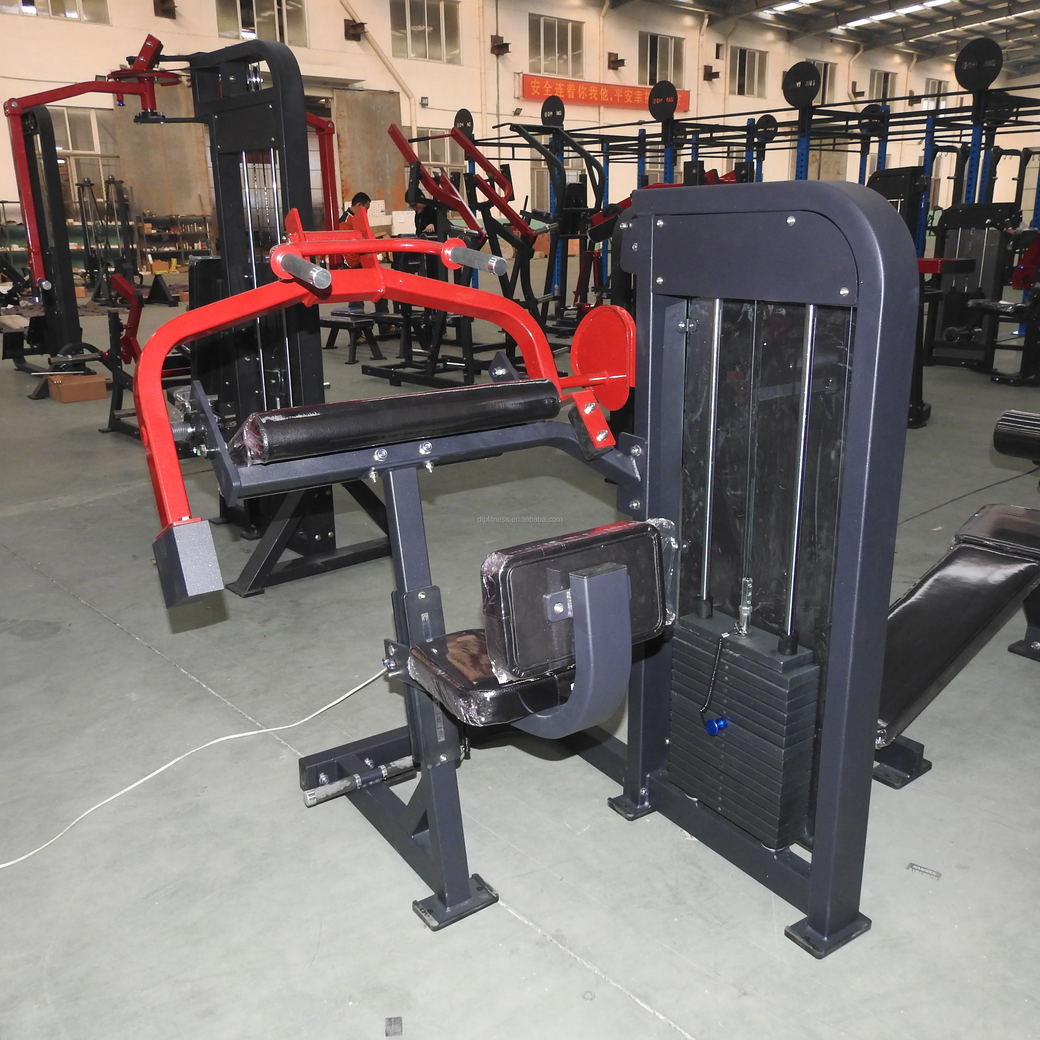 Fitness Machine With Weight Stacks Pin Loaded Triceps Extension