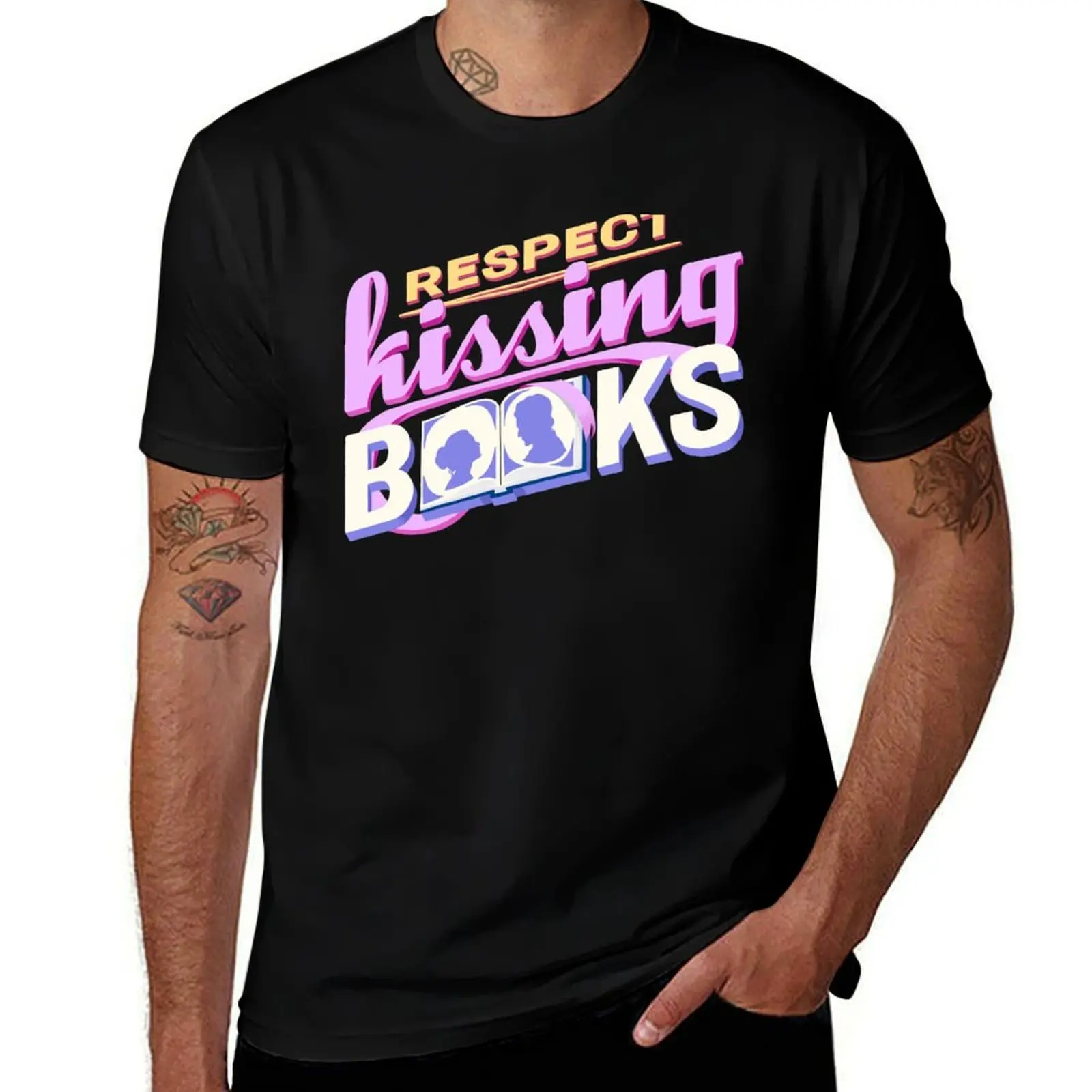 

Respect kissing books T-Shirt t shirts for man pack white printed t shirts for man t shirt man luxury T-shirt