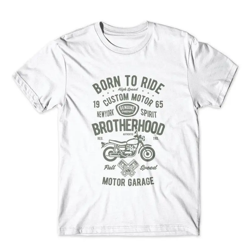 

Футболка Motorcycle Brotherhood, рубашка премиум-класса из 100 хлопка, новая