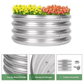 6 best sales Letto da giardino rialzato in metallo - №3