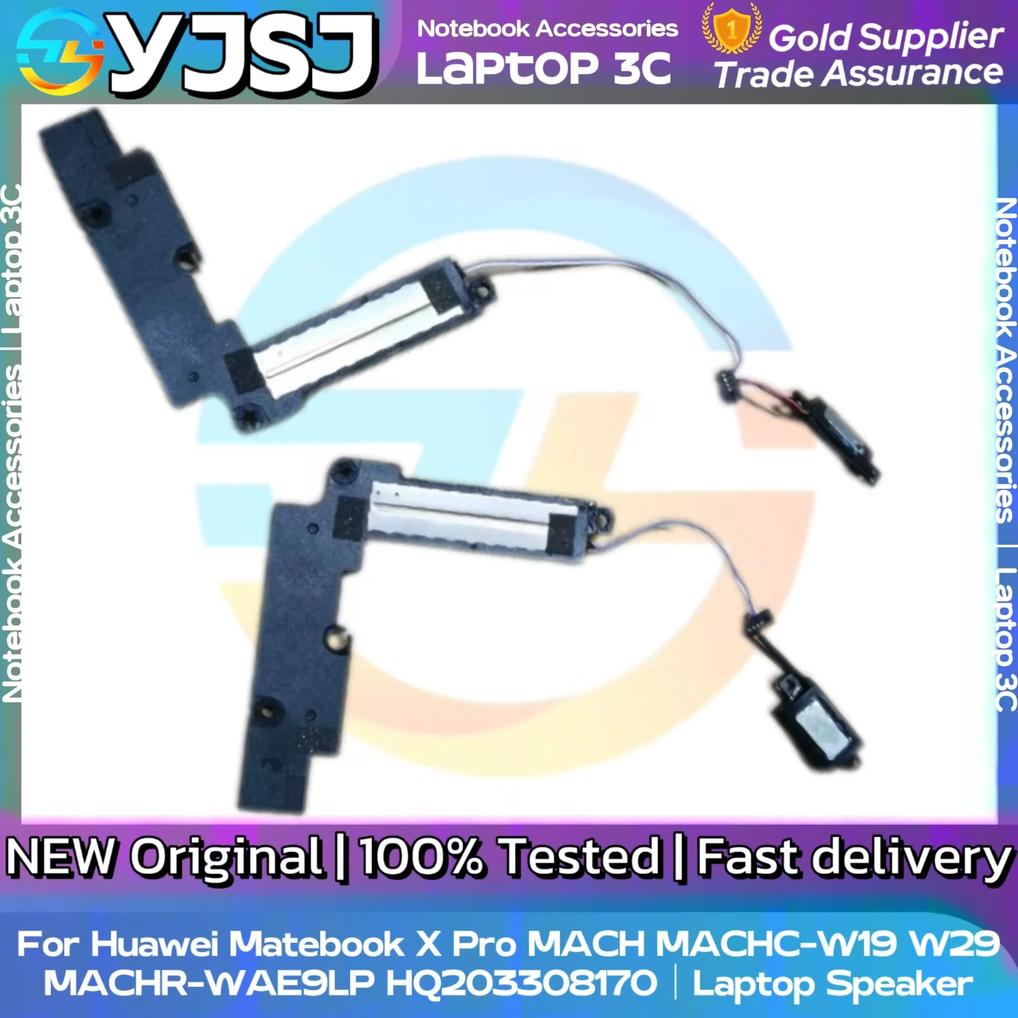New Original Laptop Speaker For Huawei Matebook X Pro MACH MACHC-W19 W29 MACHR-WAE9LP built-in speaker horn audio HQ203308170 view 3