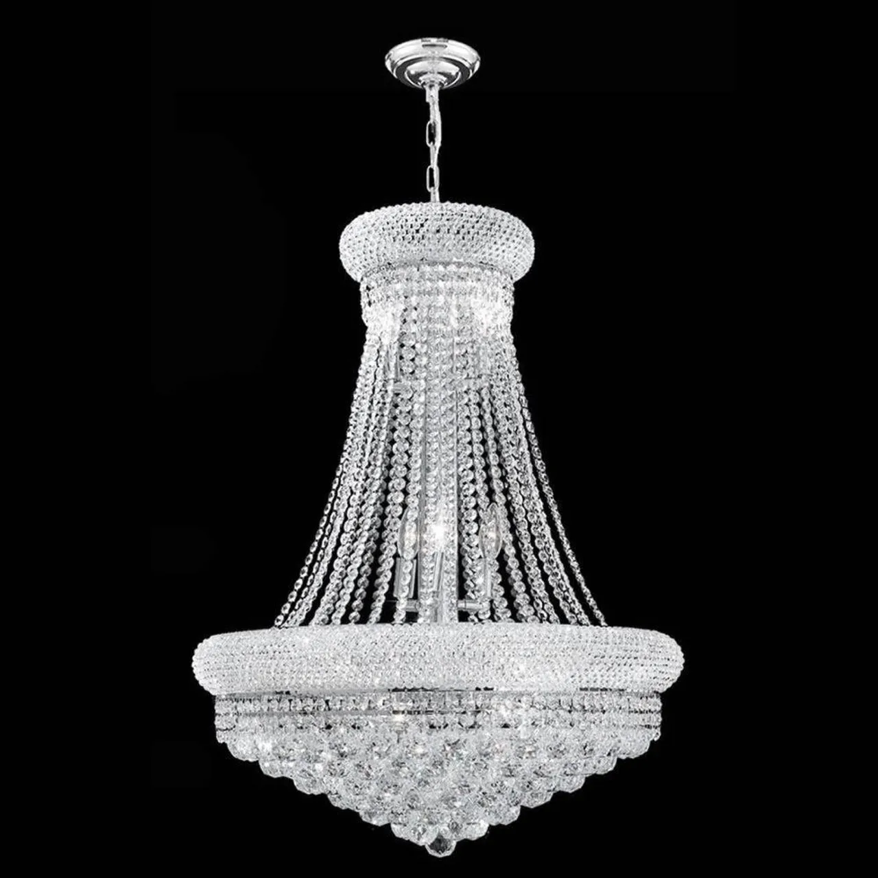 New light luxury crystal chandelier villa duplex building hotel restaurant chandelier cross-border American crystal chandelier m
