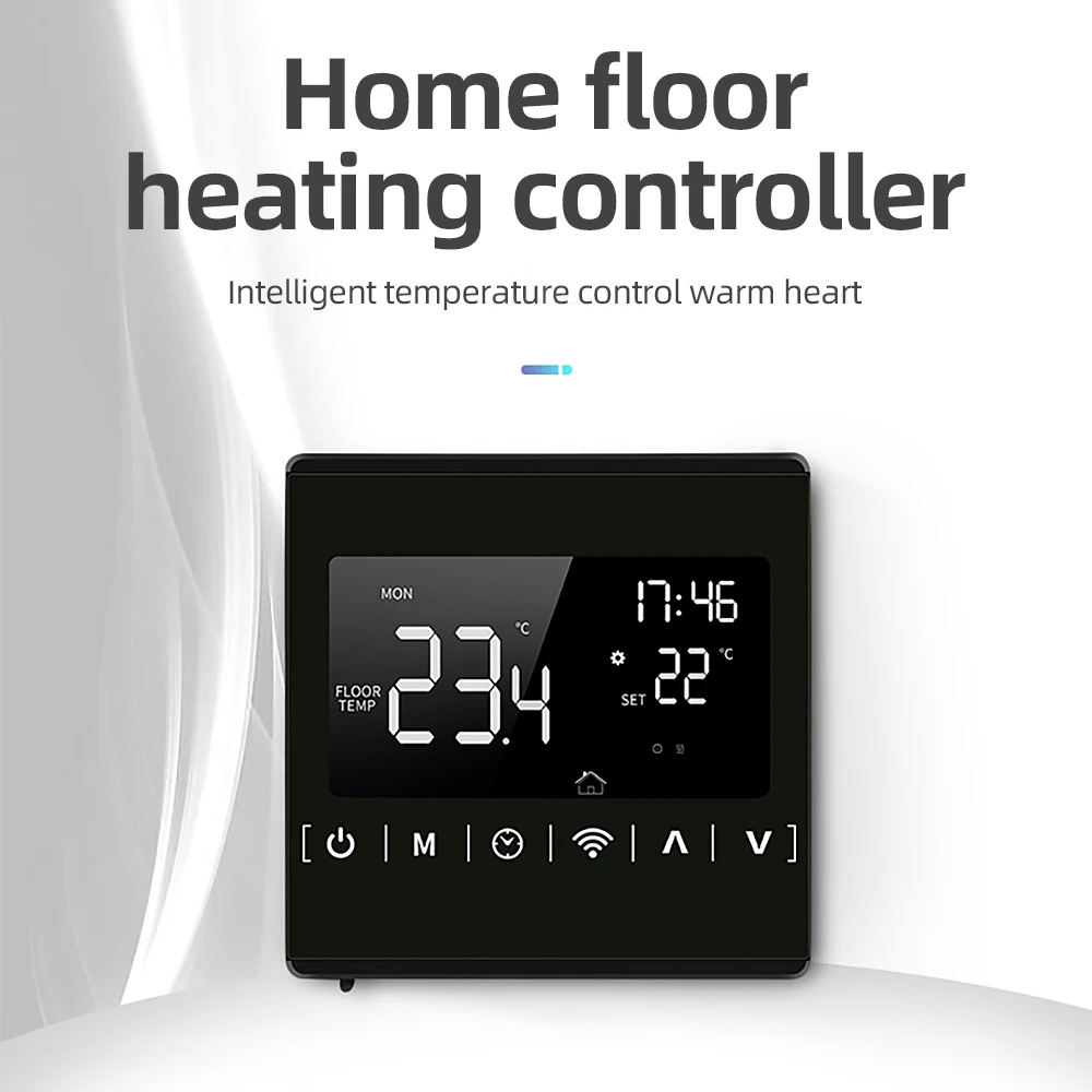 

WiFi Water/Electric Floor Heating Thermostat Gas Boiler Temperature Controller Tuya Smart Alexa Google Home Control Programmable