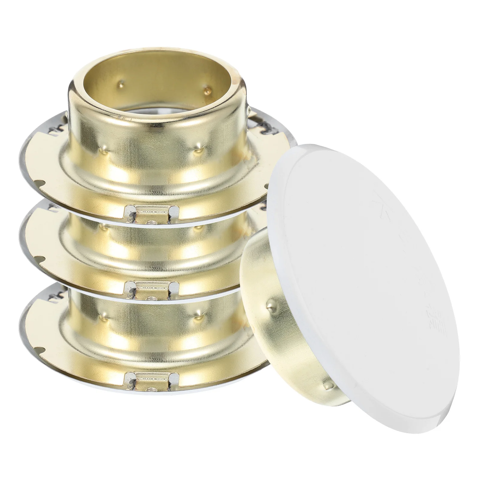 ฝาครอบหัวฉีดน้ำดับเพลิง 4 ชิ้น แผ่นโลหะสำหรับงานหนัก ดีไซน์แบบซ่อน สำหรับใช้ในที่พักอาศัย เชิงพาณิชย์ และอุตสาหกรรม ทนทาน