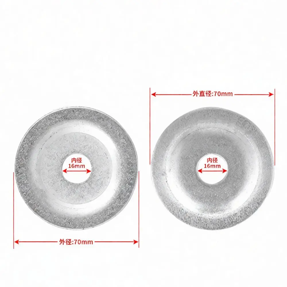 Bench Grinder Inner Clamp Plate 250mm Wheel Arbor Nut Adapter Replacement Universal Power Tool Part For Maintenance Gear