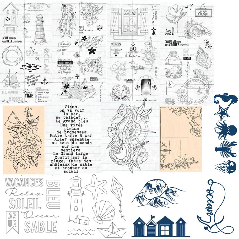 

French flower Transparent Clear Stamp for DIY scrapbooking/Card Making C358