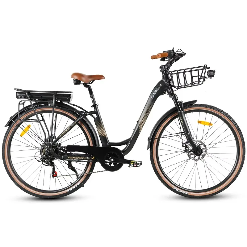 

European Union Warehouse RS-A07 Electric Bike 500W 13AH 36v Lithium Battery Fast 28 Inch Adult City EBike Ladies with Rear
