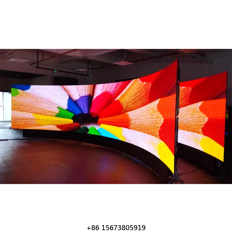 

High Brightness Custom Flexible Indoor LED Display Large Screen Curved LED Screen Indoor LED DiSplay Video Wall Panel