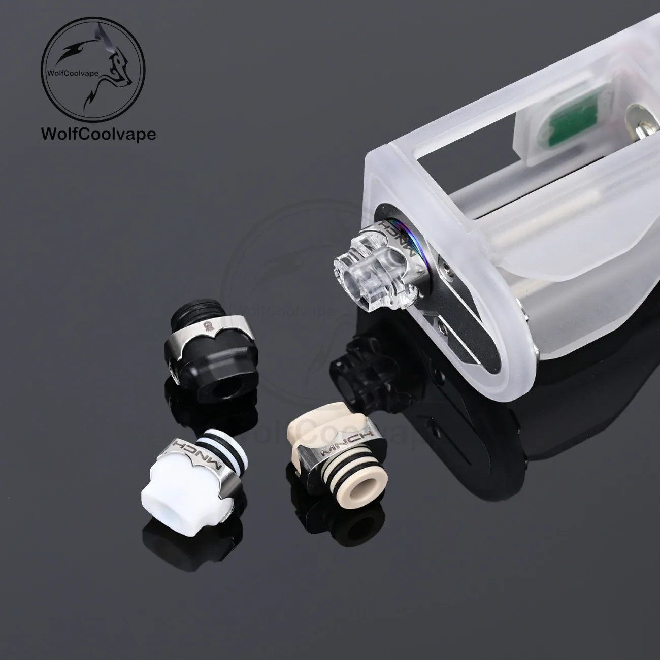 Wolfcoolvape Monarchy Itip Style 510 طرف بالتنقيط RDA / RTA / RDTA رذاذ vape خزان mtl رذاذ