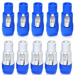 10Pcs 3Pin Powercon XLR Connector 20A Power Plug Power Socket NAC3FCA NAC3MPA NAC3FCB Male Plug Adapter Stage Light LED Screen