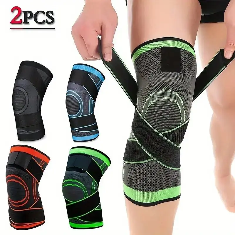 Knee Brace Knee Compression Sleeve for Knee Pain Running Weightlifting Knee Sleeves Support Breathable for Arthritis Sports Gym