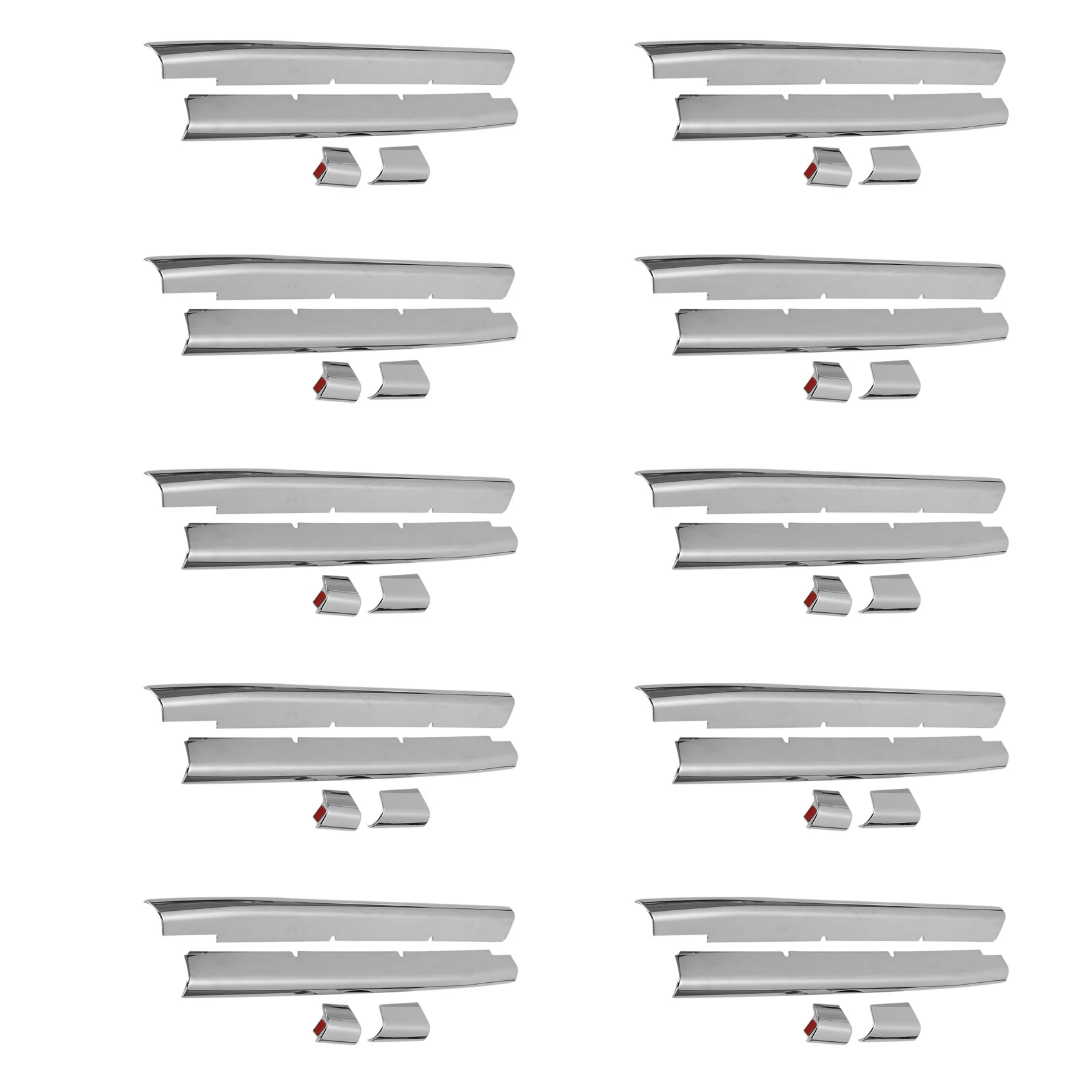 

ABAH-10X Автомобильная хромированная накладка на переднюю решетку для Suzuki Spacia Custom MK53S Автомобильные аксессуары