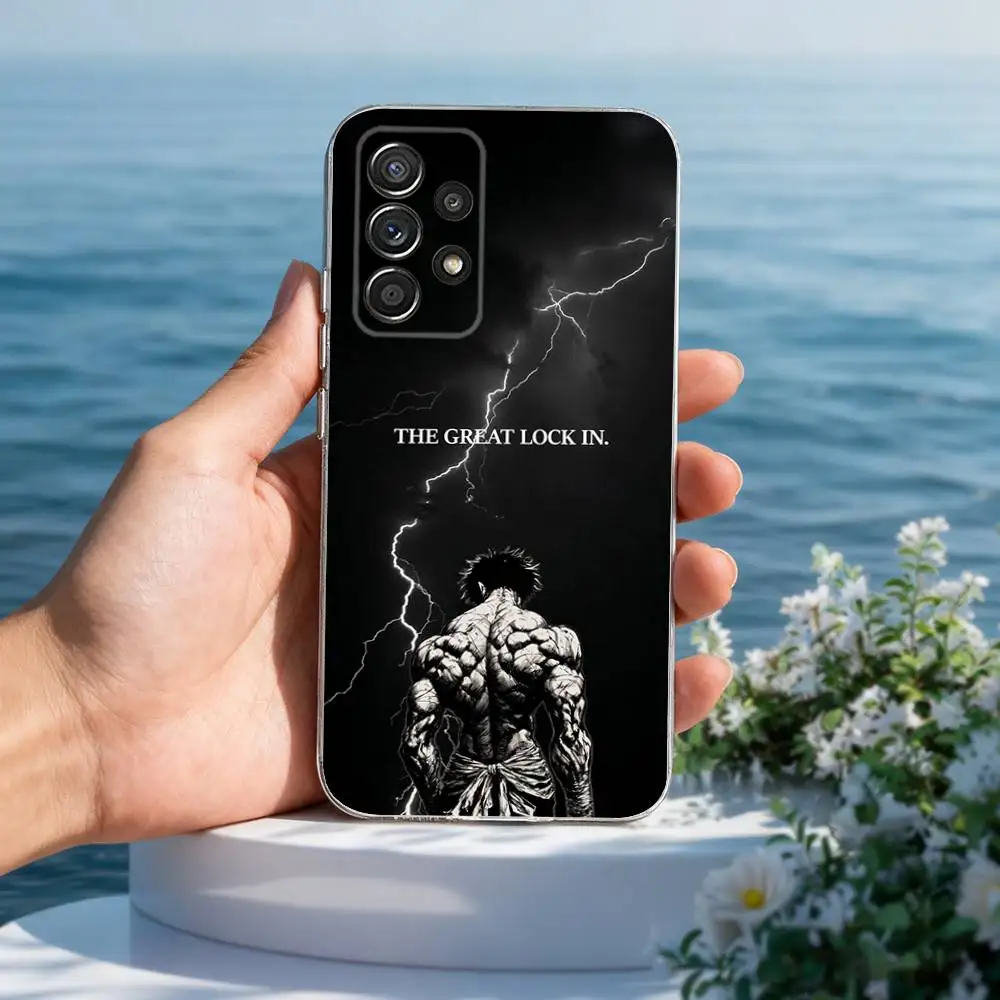 Teléfono motivacional de arte físico para Samsung A30,71,51,S20,10,9,Ultra,FE,Lite, S21,23,22,PIus, transparente, funda de silicona