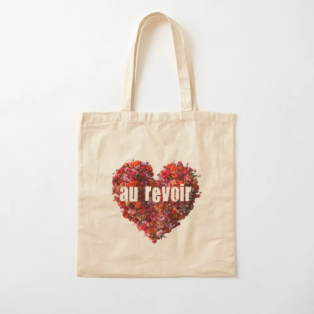 Au Revoir, See you Again Tote Bag canvas tote bags supermarket folding bag Canvas Tote Bag