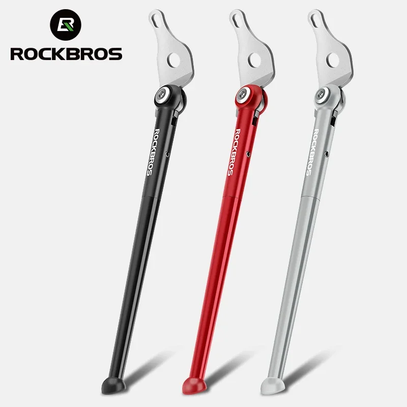 

ROCKBROS Folding Bicycle Parking Kick Cycling Support Side Kick Stand Foot Brace Aluminum Alloy MTB Bike Kickstand Parking Rack