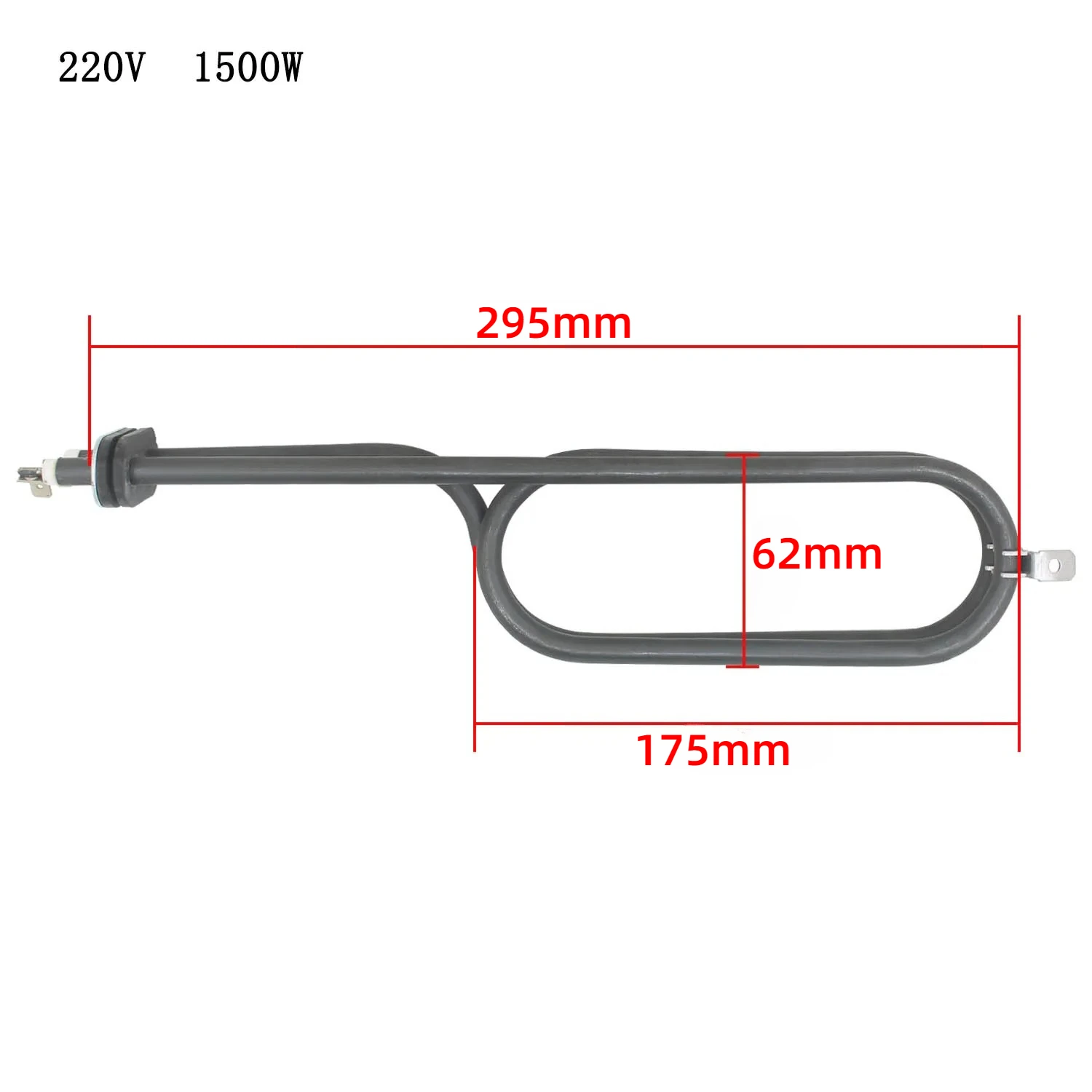 1PC 220V washing machine heating element water drying Heating Parts for Sanyo Dido Rongshida Whirlpool drum washer heater parts view 6