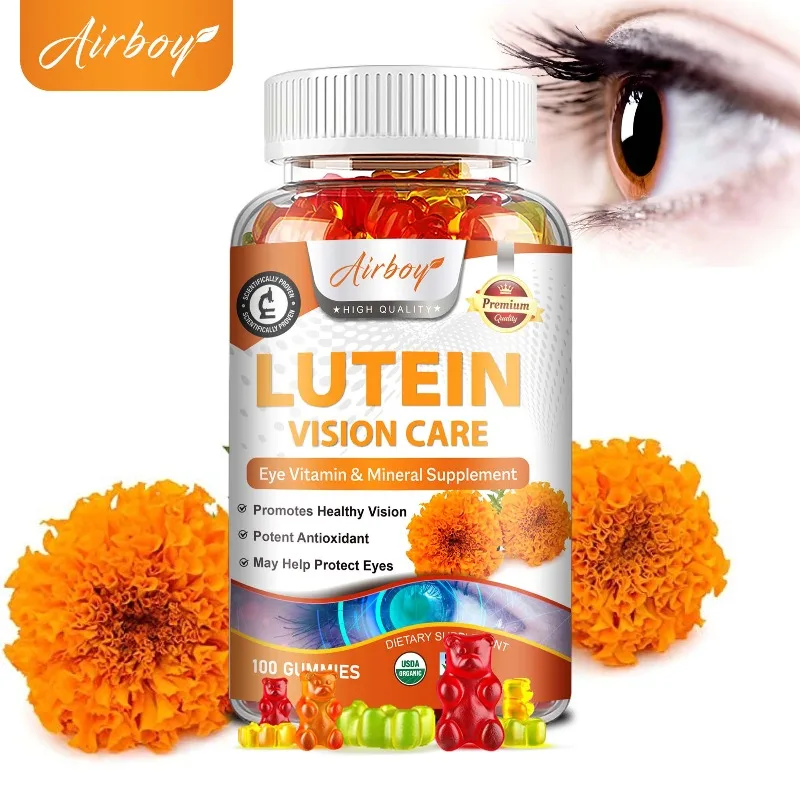

Eye Care Lutein Gummies - Antioxidant, Protect Retinal Area, Relieve Eye Fatigue and Dryness, Prevent Myopia