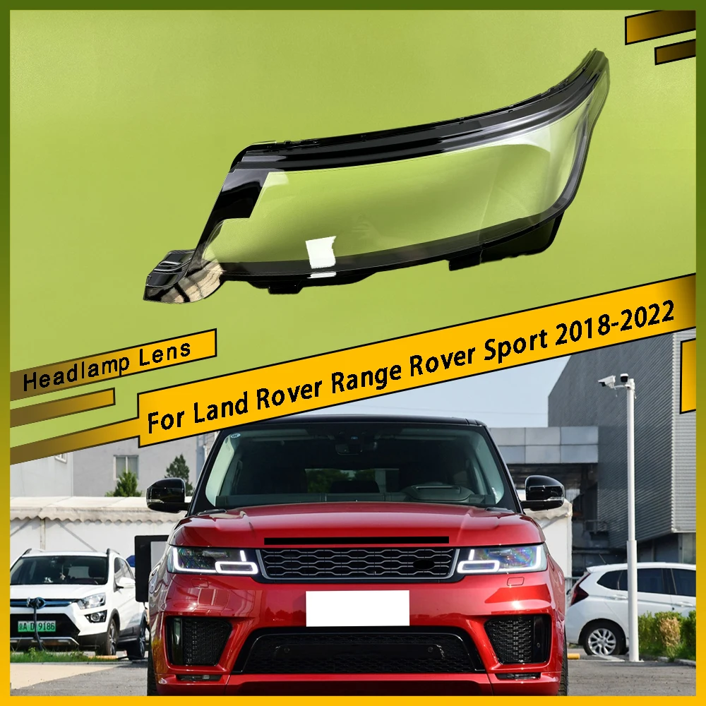 

Car Front Headlight Glass Headlamp Transparent Lampshade Lamp Shell Lens Cover For Land Rover Range Rover Sport 2018 - 2022