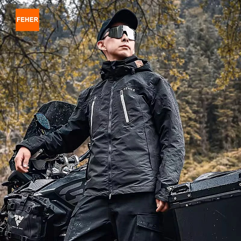 

FEHER Climbing Jacket Keep Warm Waterproof Rainproof Breathable for Men and Women Mountain Climbing Outerwear Hiking Clothes