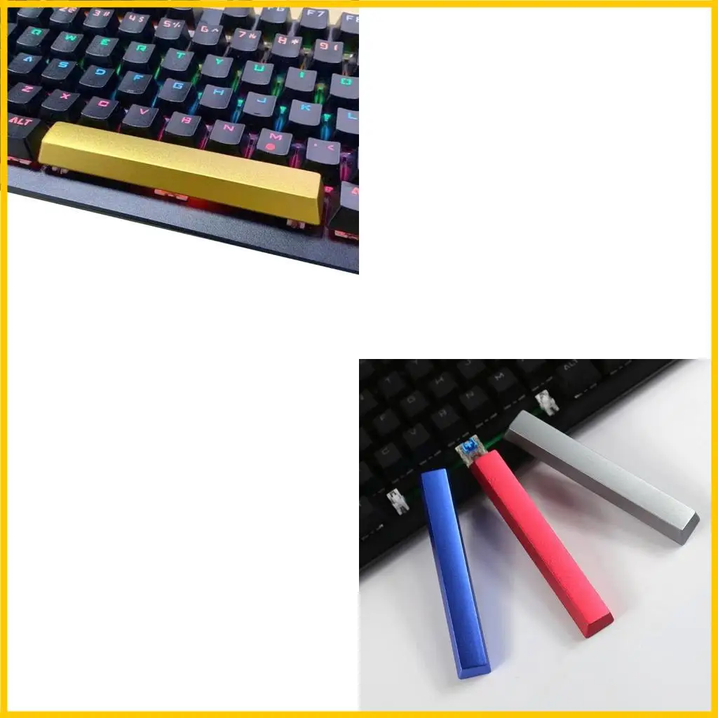 

Алюминиевый сплав 6.25U Просмотр клавиши OEM -профиль OEM -профиль для механической клавиатуры