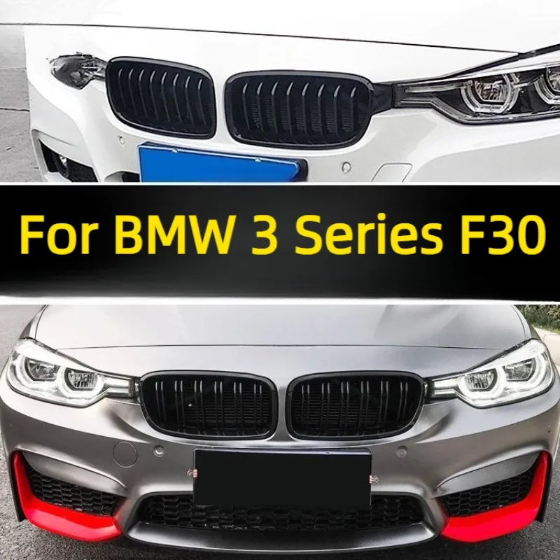 Front Sport Grille, For BMW 3 Series F30 Accessories 2019/2018,ABS Anti-UV Anti-Rust Lightweight Racing Grill,2012-2017