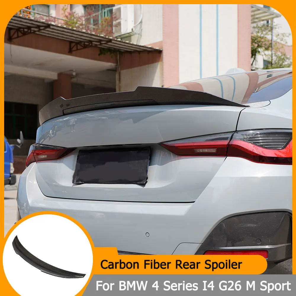 

Карбоновый спойлер на крышку багажника для BMW 4 серии I4 G26 M Sport 430i 440i 2021-2023