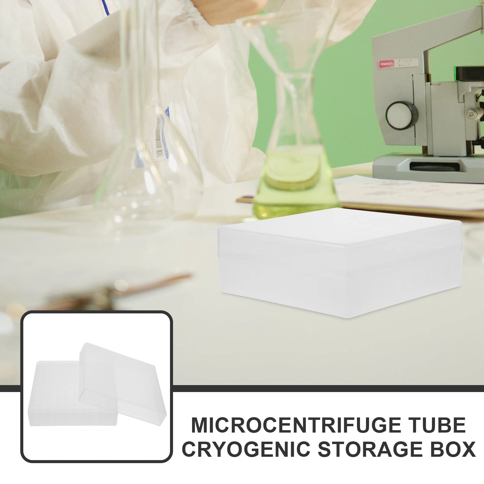 

Freezing Tube Box Storage Holder Test Freezer Containers Microcentrifuge Plastic Tubes with Caps
