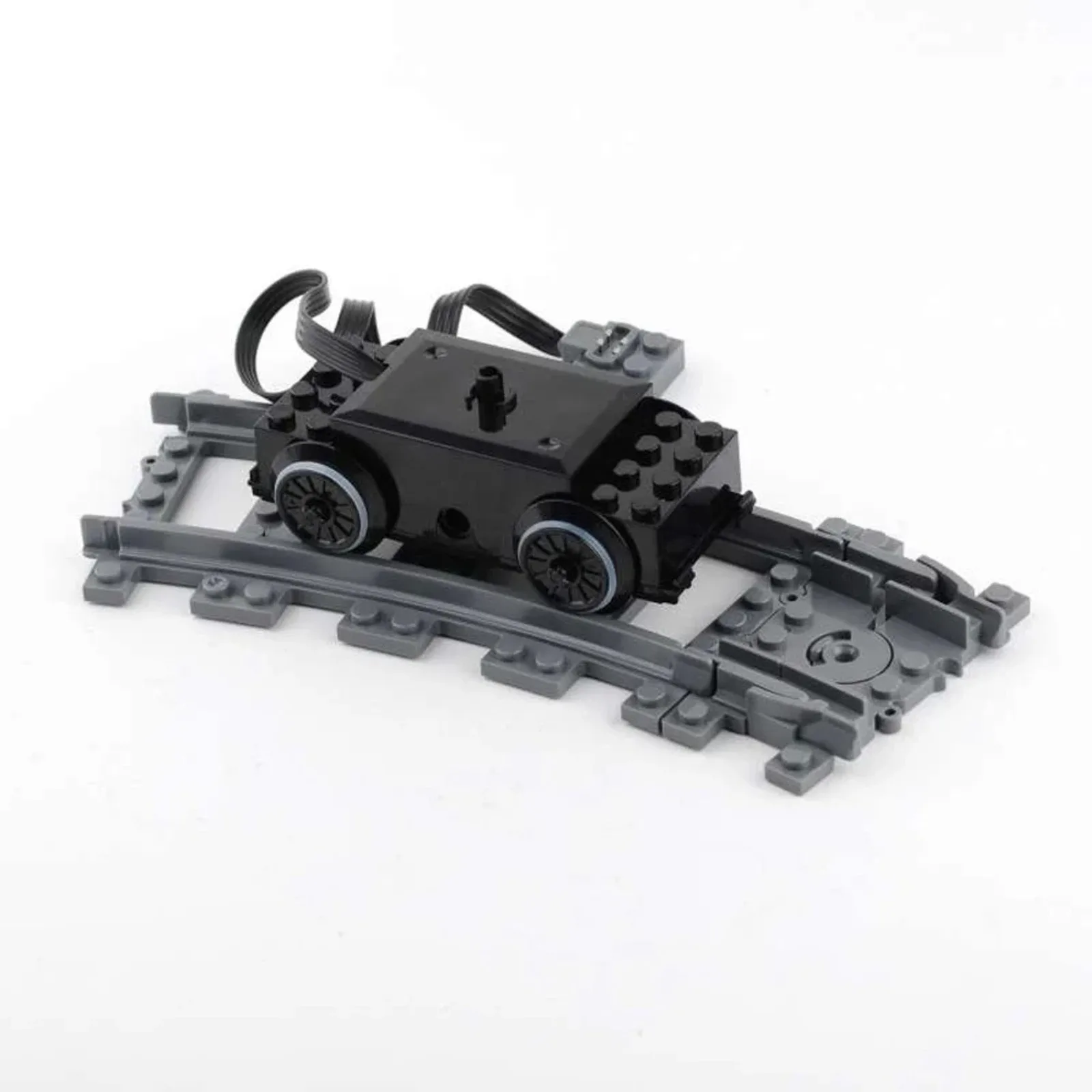 MOC 88002 Motor de tren funciones de potencia Motor técnico de alta velocidad para LEGOeds 10254 53401 53400 vías de riel bloques de construcción de automóviles