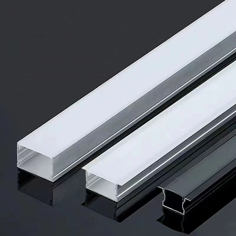 

Aluminum Profile U/Y-type Stair Cabinet Shelf LED Channel Diffuser For Bedroom Closet Line Bar Strip Lighting