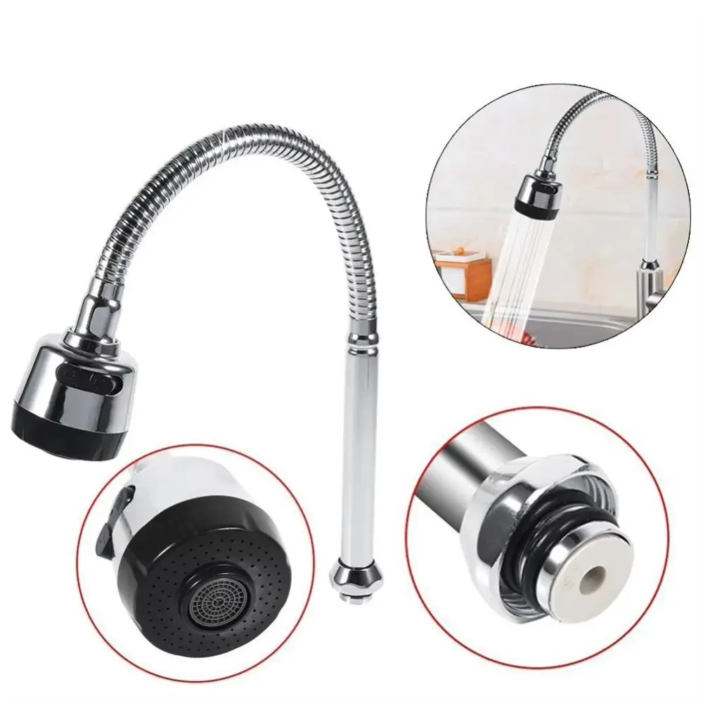 

360° Rotate Kitchen Faucet Adjustable Splash Proof Bathroom Faucet Aerator Flexible Taps Filter Adapter