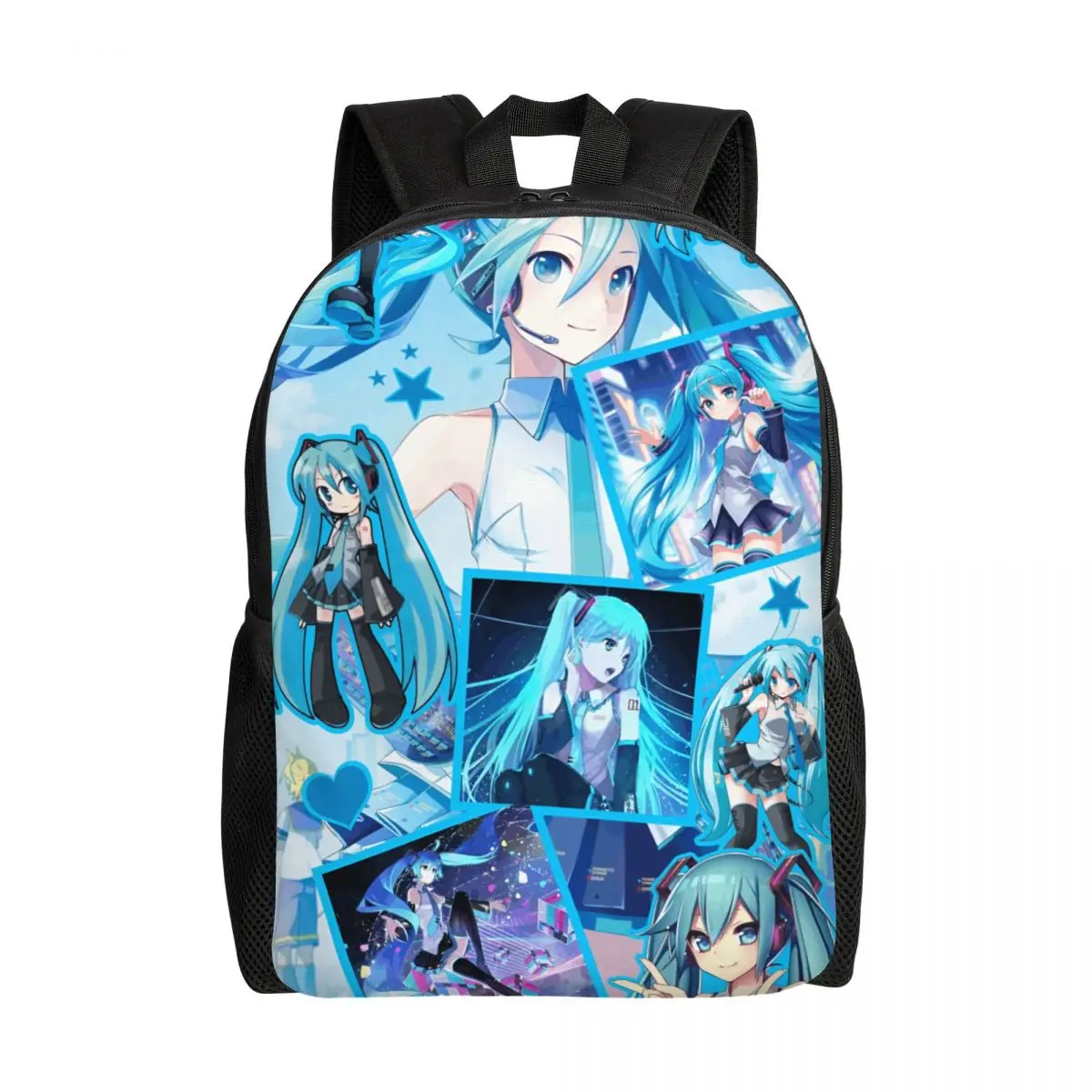 

Рюкзак для путешествий Custom H-Hatsuned M-Mikus Manga Animes, женский и мужской, школьный, для ноутбука, студенческий, повседневный рюкзак