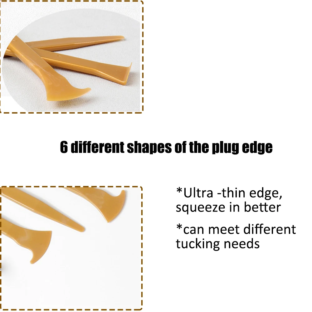 ALIWRAP Car Accessories Kit Micro Vinyl Wrap Stick Squeegee Scraper Carbon Film Edge Detailing Tucking Wrapping Tool Window Tint