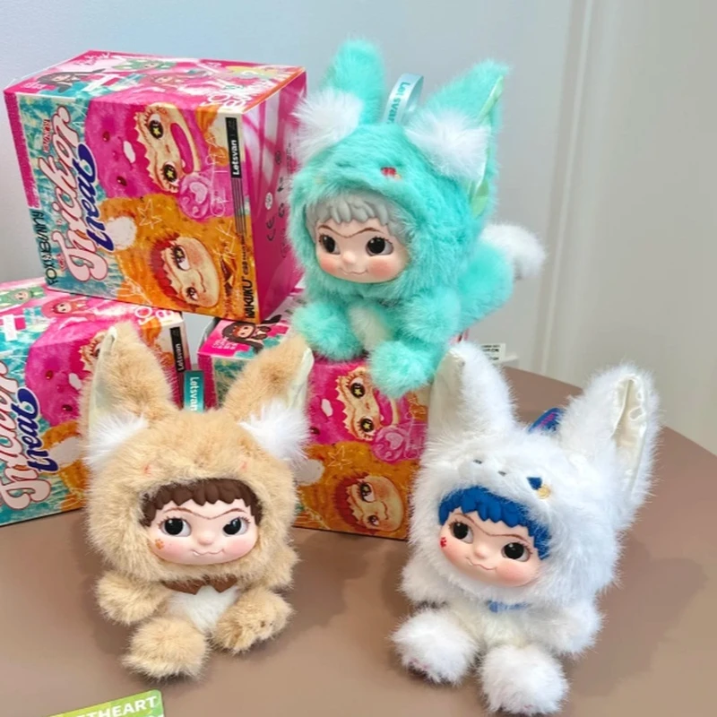 

WAKUKU Fox Rabbit Naughtiness Diary Blind Box Collectible Figurine Celebrity Inspired Trendy Toy For Home Decoration