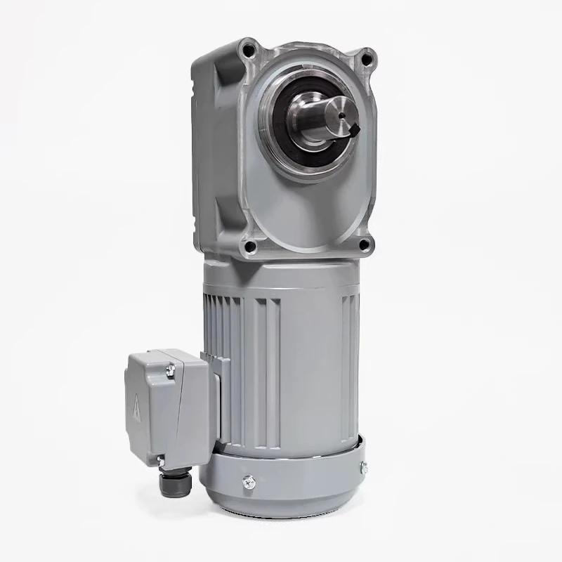 Hypoid geared motor mid-air real axis