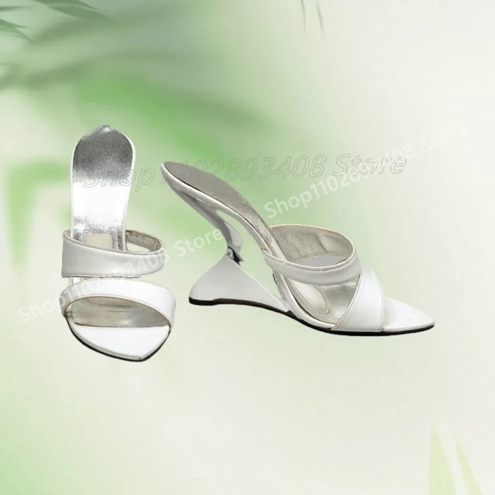 

Black Open Toe Strange Style High Heel Slippers Elegant Retro Style Party Sexy Women Shoes 2025 New Summer Zapatos Para Mujere