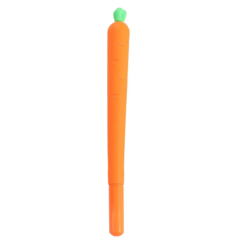 Cartoon Carrot Simulation Vegetable Gel Pen Good-looking Simulation Vegetabl Neutral Pen Special Kawaii Signature Pen Kids