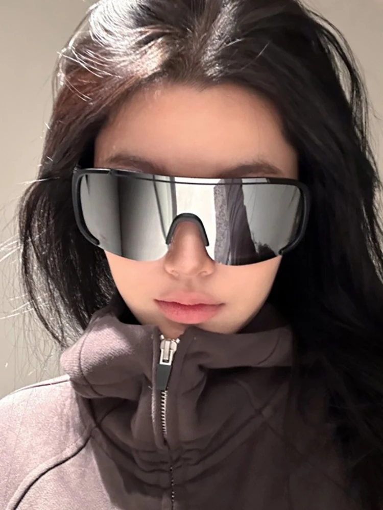 AliExpress RMM New Y2K Style Cycling Sunglasses Windproof Glasses for Men Women Retro-Reflective Sheeting Lens Road Riding Sport Glasses