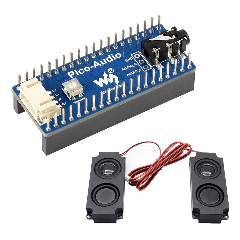 

Raspberry Pi Pico Audio Expansion Module Wide Range Audio Sampling Rate Signal Output Headphones and Speakers Raspberry Pi Pico