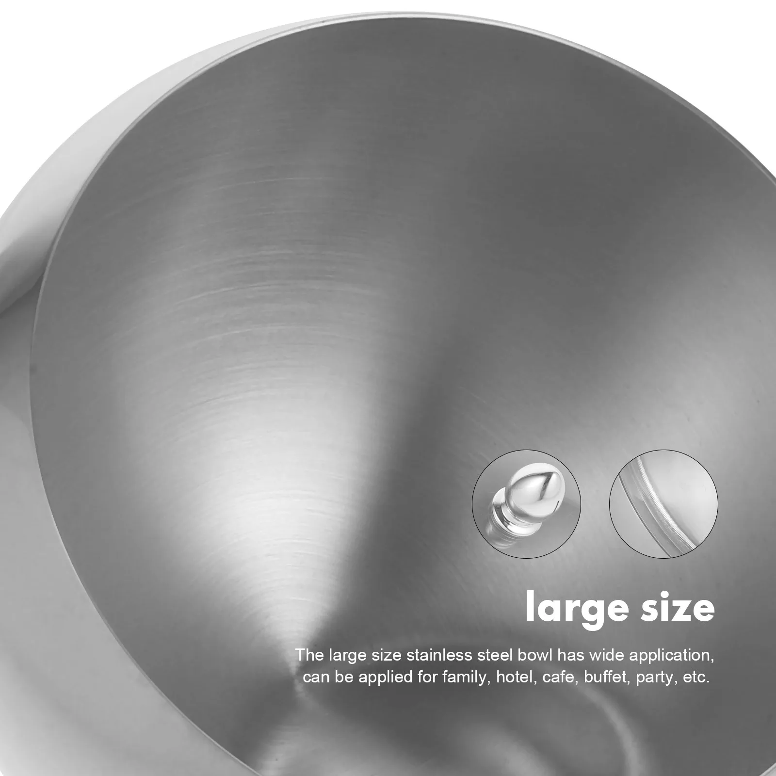 

1Set Gold Stainless Steel Seasoning Bowl with Lid Oblique Mouth Multipurpose Sauce Container for Kitchen Family Hotel Buffet