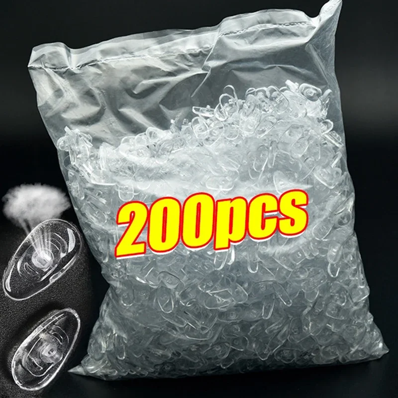 DIY Air Chamber Clear Oval Eyeglass Nose Bracket Silicone Nose Eyewear Bracket Anti-drop Sunglasses Glasses Accessories 2029