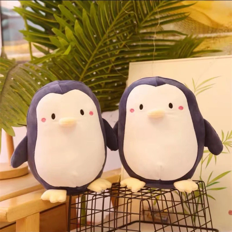 ตุ๊กตานกเพนกวินของเล่นเด็กตุ๊กตาหนานุ่มหมอนอิงผ้าฝ้ายน่ารักการ์ตูนสัตว์ของขวัญวันเกิดเด็กหญิงของขวัญวันคริสต์มาส25ซม