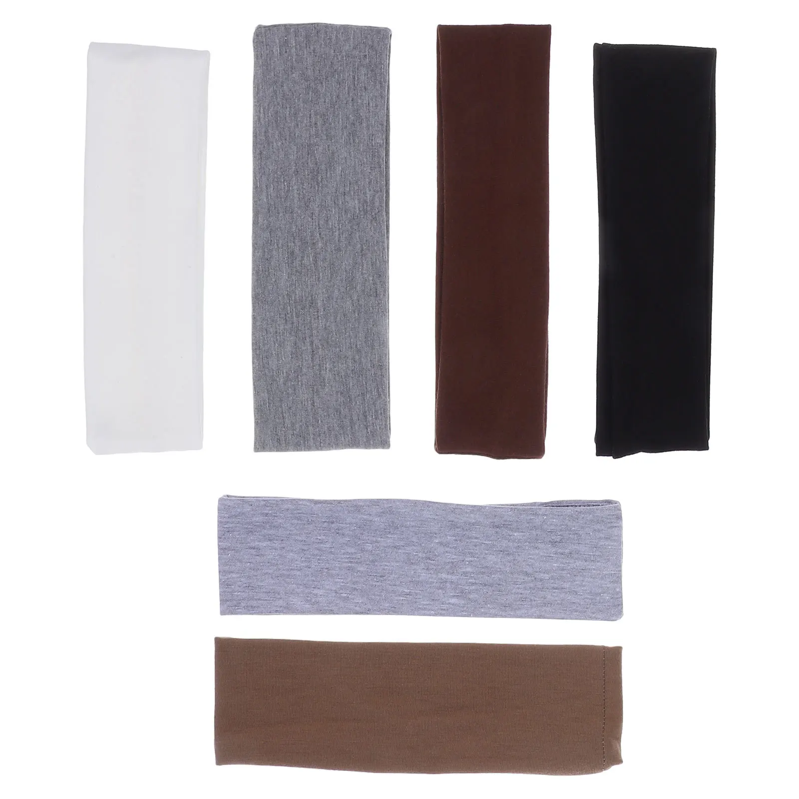 

6Pcs Yoga Headbands for Women Soft Elastic Sweat-Wicking Stretchy Sports Hair Bands Running Fitness Gym Outdoor Accessories