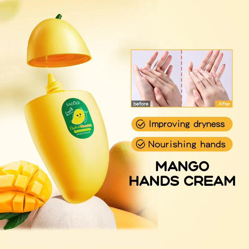 

Крем для рук Mango Vaseline Water: питательный и увлажняющий, предотвращает сухость и трещины, высокоэффективное средство для ухода за кожей.